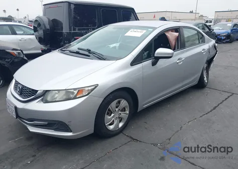 2015 Honda Civic Lx из США, поврежденный, VIN 19XFB2F50FE273748